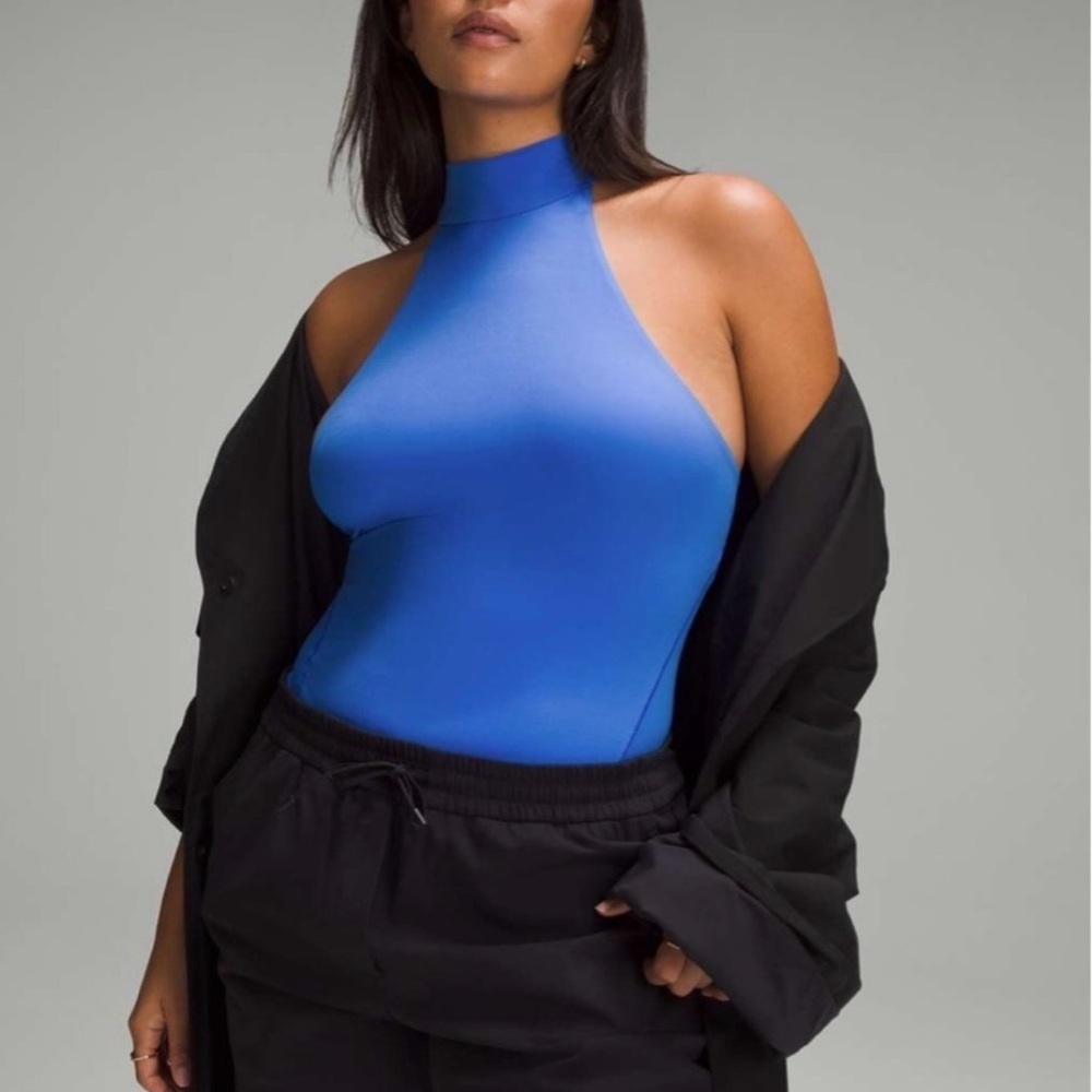 Wundermost Bodysuit Ultra-Soft Nulu Mockneck Sleeveless Bodysuit L